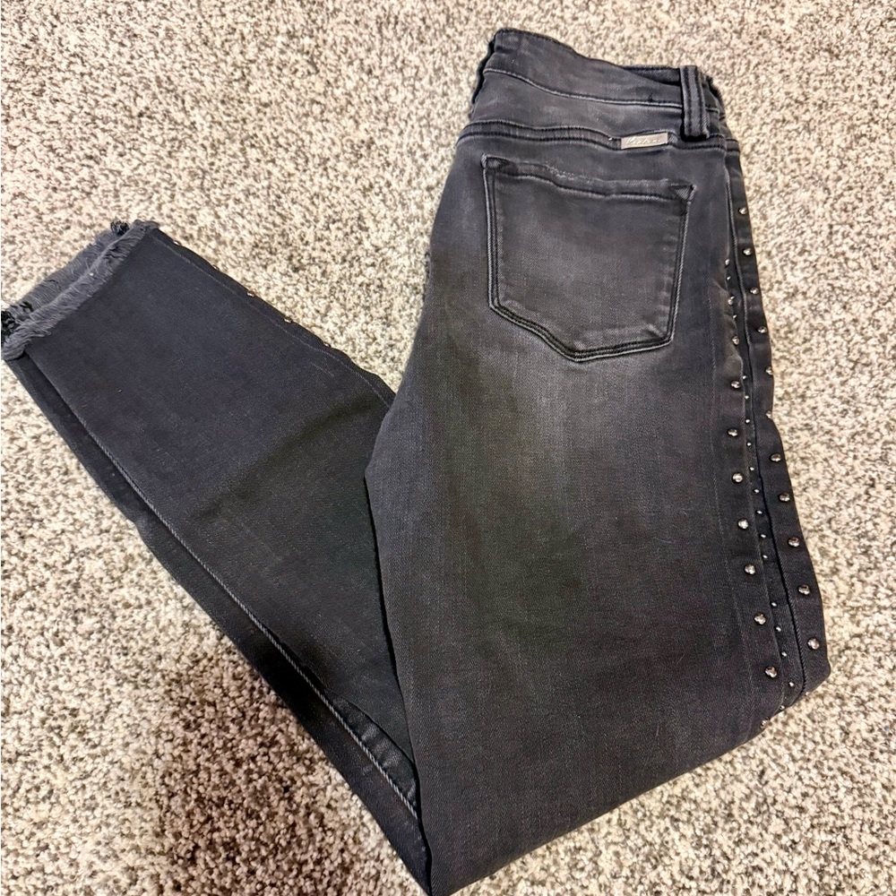 KanCan Black Studded Skinny Jeans